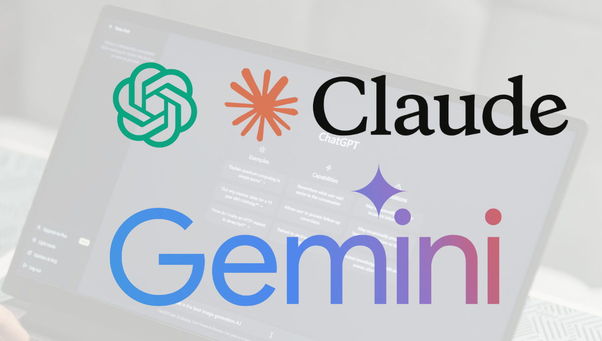 Major Updates from ChatGPT, Claude, and Gemini