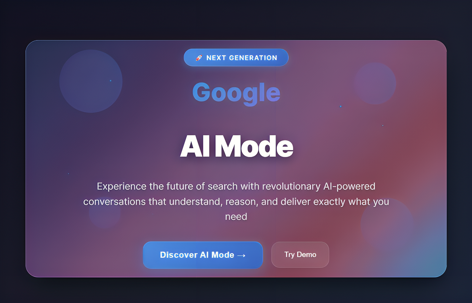 Google AI Mode