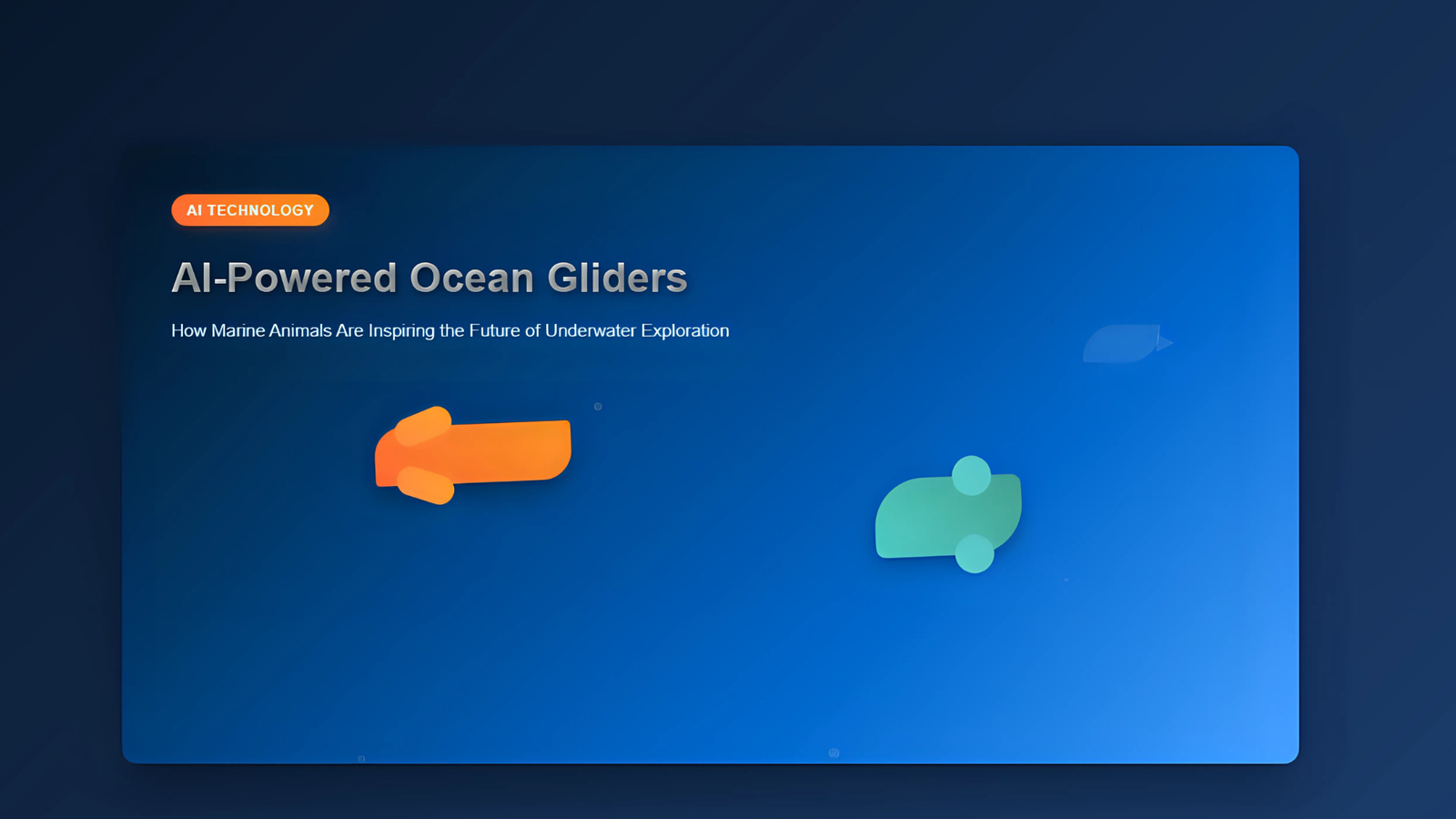 AI Powered Ocean Gliders
