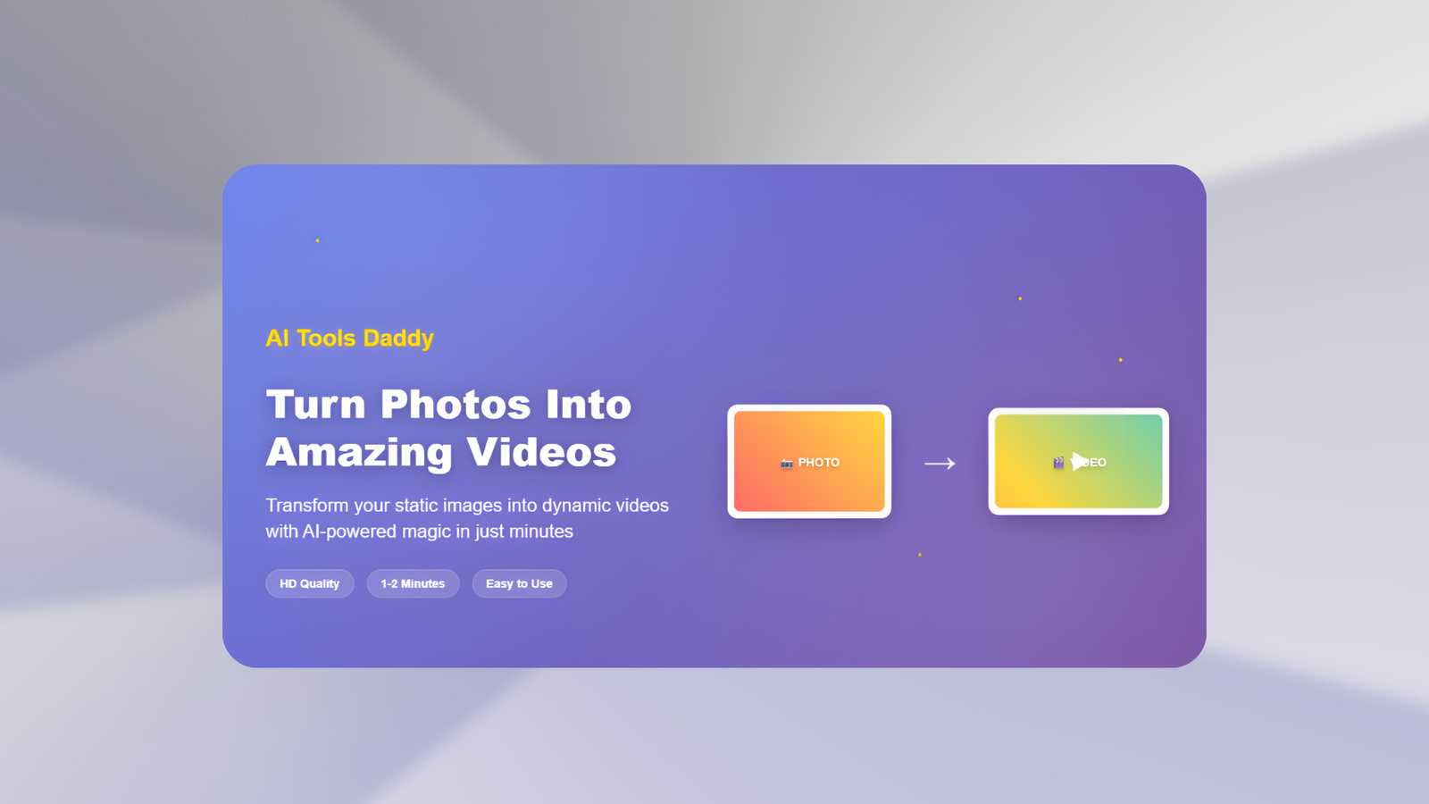 Photos Into Amazing Video